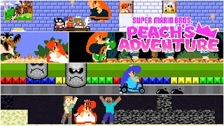 Super Mario Bros. - Peach's Adventure Bonus World  • Super Mario World ROM Hack