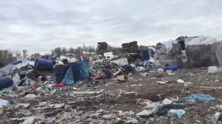 Городская свалка внутри (Новосибирск) гусинобродский полигон, экскурсия на помойку