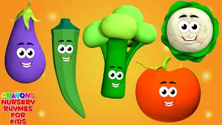 Ten Little Vegetables, Count 1 to 10 + More Learning Videos & Nursery Rhymes for Toddler