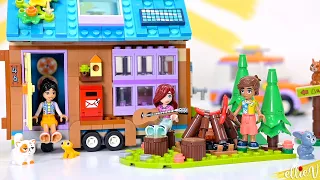 It's a tiny home! On wheels! 🏡🛞 Lego Friends Mobile Tiny House build & review