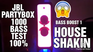 JBL Partybox 1000 | Bass Test- House shaking😱😱