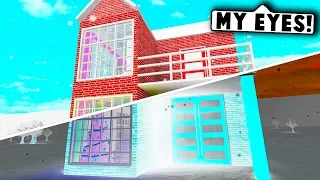 I DID THE INVERTED COLOR HOUSE CHALLENGE ON BLOXBURG! (Roblox Bloxburg)