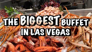 The BIGGEST BUFFET in Las Vegas | Bacchanal Buffet | Caesars Palace | January 2024