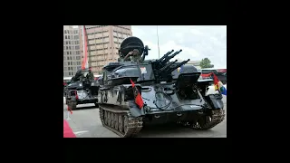 Nigerian army ZSU-23-4 "Shilka" anti-aircraft artillery.