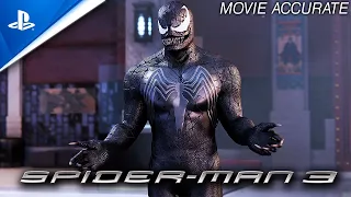 NEW Most Accurate Spider-Man 3 VENOM Suit MOD - Spider-Man PC