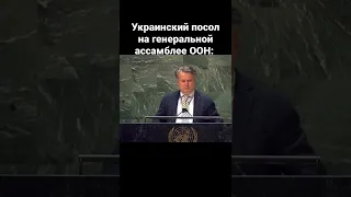 Украинский посол на генеральной ассамблее ООН.