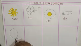 Let's draw object that start with letter "Y" and drawing...