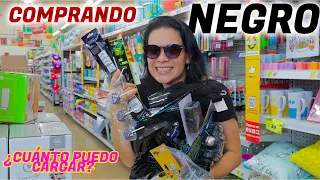 COMPRANDO TODO LO NEGRO QUE PUEDO CARGAR | AnaNANA TOYS