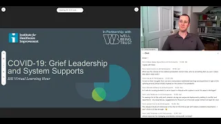 IHI Virtual Learning Hour Special Series: COVID-19: Grief Leadership and System Supports