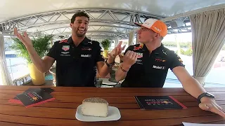 Do Max Verstappen and Daniel Ricciardo know their CHEESE? 🧀