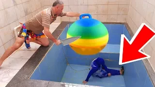 İn The Pool BALLOON in SPRİTE PRANK! ONLY BALLOON Sprite hair KEREM'İN JOKE 1