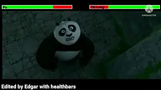 Kung Fu Panda (2008)Final Battle with Healthbars (Read description)