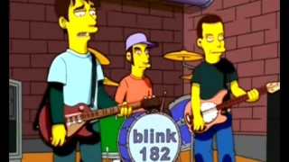 Blink 182 on The Simpsons ( Behind The Scene ) HD