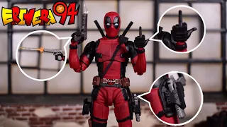 SH Figuarts Deadpool Figure with Takara Tony Maximum Effort Weapons Accessories Set Review