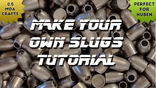 Make your own Slugs for FREE from old pellets or scrap lead. Perfect for Huben K1!