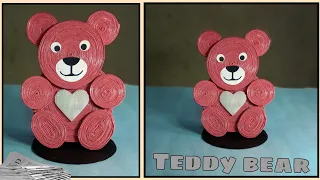 DIY Teddy Bear From Newspaper || Newspaper Craft ||Room decoration ideas || TEDDY BEAR