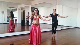 Clase tutorial gratuita de Bellydance. Pasos básicos para principiantes. Danza árabe / oriental