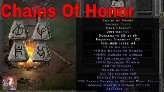 Diablo II Resurrected Rune Words - Chains Of Honor (Dol Um Ber Ist)