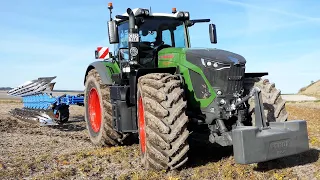 Ploughing with a view in Denmark w/ FENDT 942 Vario & 8 furrow Lemken Diamant 16 plow