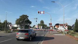 DHE Lok 11 Güterzug Durch in Bahnübergang Annenhaide