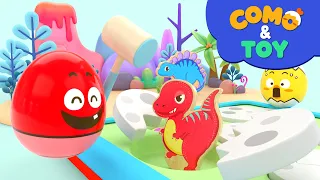 Como | Iceberg mining | Learn colors and words | Cartoon video for kids