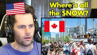 Funny Questions People Ask About Canada | American Reacts