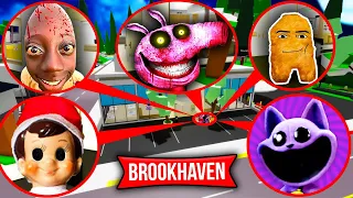 JE TROUVE CATNAP, TENGE TENGE, PEPPA PIG MORT, l'ELF... sur BROOKHAVEN! 3H00 Du MATIN