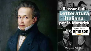 LA GINESTRA, DI GIACOMO LEOPARDI - RIASSUNTI DI LETTERATURA ITALIANA PER LA MATURITÀ