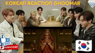 BTS reaction to Bollywood songs || SEVENTEEN reaction Ghoomar || Fan made