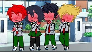 MHA rooftop squad "one kiss" meme | ships in the desc