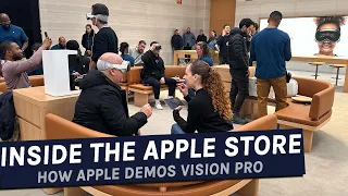 Inside The Apple Store - A Vision Pro Demo