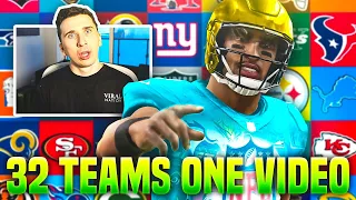 WINNING A GAME WITH EVERY NFL TEAM IN ONE VIDEO!