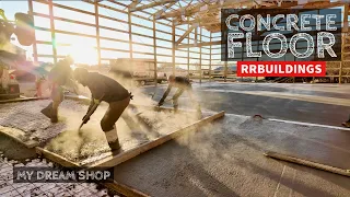 My Dream Shop Ep-20: Pouring the Concrete Floor!!