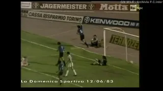 1982-83 (SF And Coppa Italia - 11-06-1983) Juventus-INTER 2-1 Servizio D.S.RaiSport