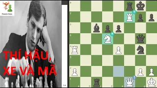 Phế xe, bỏ mã, thí hậu- Ván cờ giữa Bobby Fischer vs James Sherwin năm 1957 + câu đố #205