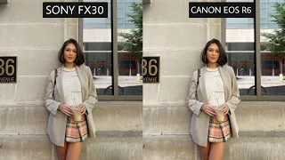 Sony FX30 Vs Canon EOS R6 | Camera Test