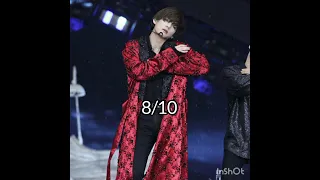 Rating Taehyung's singularity outfits(In my opinion)