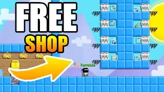 Growtopia | I MADE FREE SHOP!!!