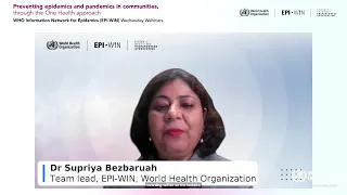 EPI-WIN Webinar: Preventing epidemics and pandemics in communities, through the One Health approach
