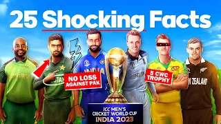 25 Shocking Facts About Cricket World Cup That You Did Not Know | CWC 2023