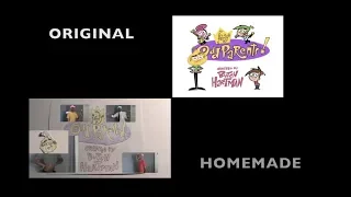 Live Action Fairly OddParents Theme Song- Side by Side Comparison
