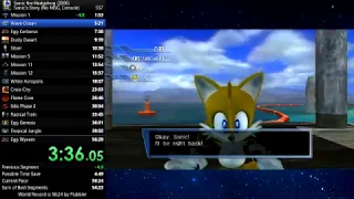 Sonic '06 - Sonic's Story (No Credits Warp) Speedrun in 56:00 (Former World Record)