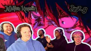ITS HAPPENING!!! First Time Reacting to Jujutsu Kaisen 2x7-8 | Tejidotcom