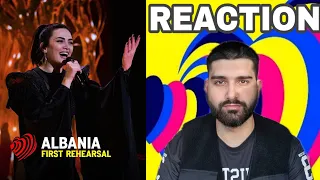Albania 🇦🇱 REHEARSAL (Albina & Familja Kelmendi, Duje) - Eurovision 2023 - Reaction