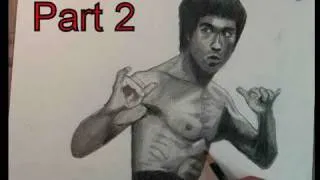 How to Draw Bruce Lee Step by Step Part 2