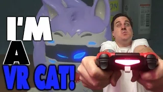 PlayStation VR Turned me Into a CAT! PLAYROOM VR (VRcade)