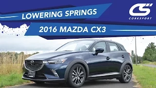 Lowering Springs For 2016 MAZDA CX3