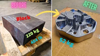 Making of a mold component (cnc milling)