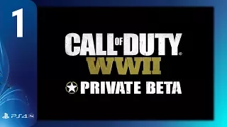 Call of Duty: WW2 Beta #01 [1080p HD 60Fps PS4 Pro] - No Commentary