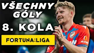 VŠECHNY GÓLY 8. KOLA FORTUNA:LIGY